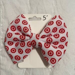 Infant/Toddler Target themed hair bow